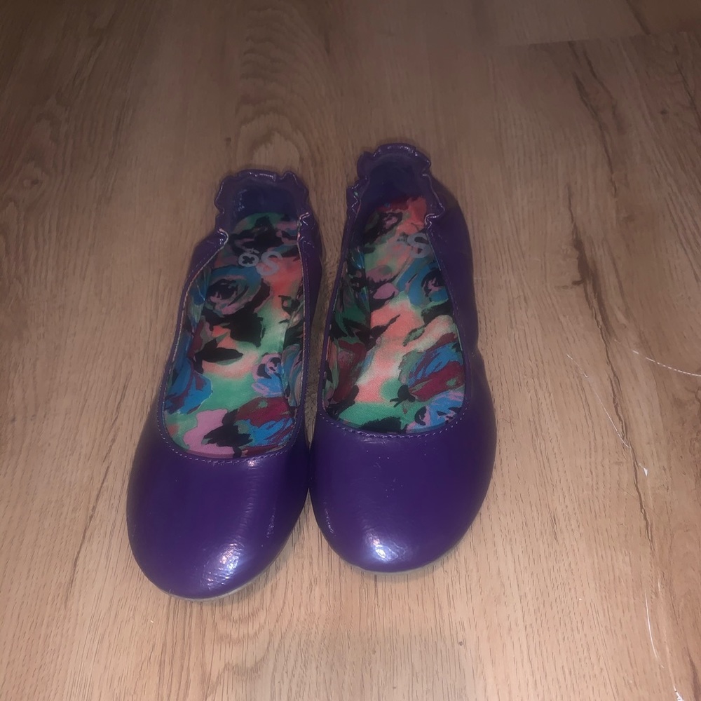 🟣🟣Purple So-So flats 🟣🟣